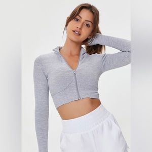 Active Zip-Up Cropped Jacket